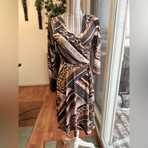 WEST K Animal Print Dress